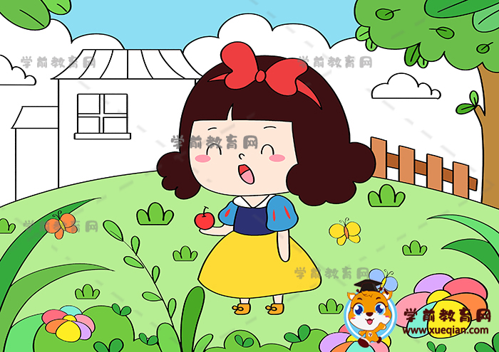 童话涂色画_涂色游戏儿童画_童话涂色游戏
