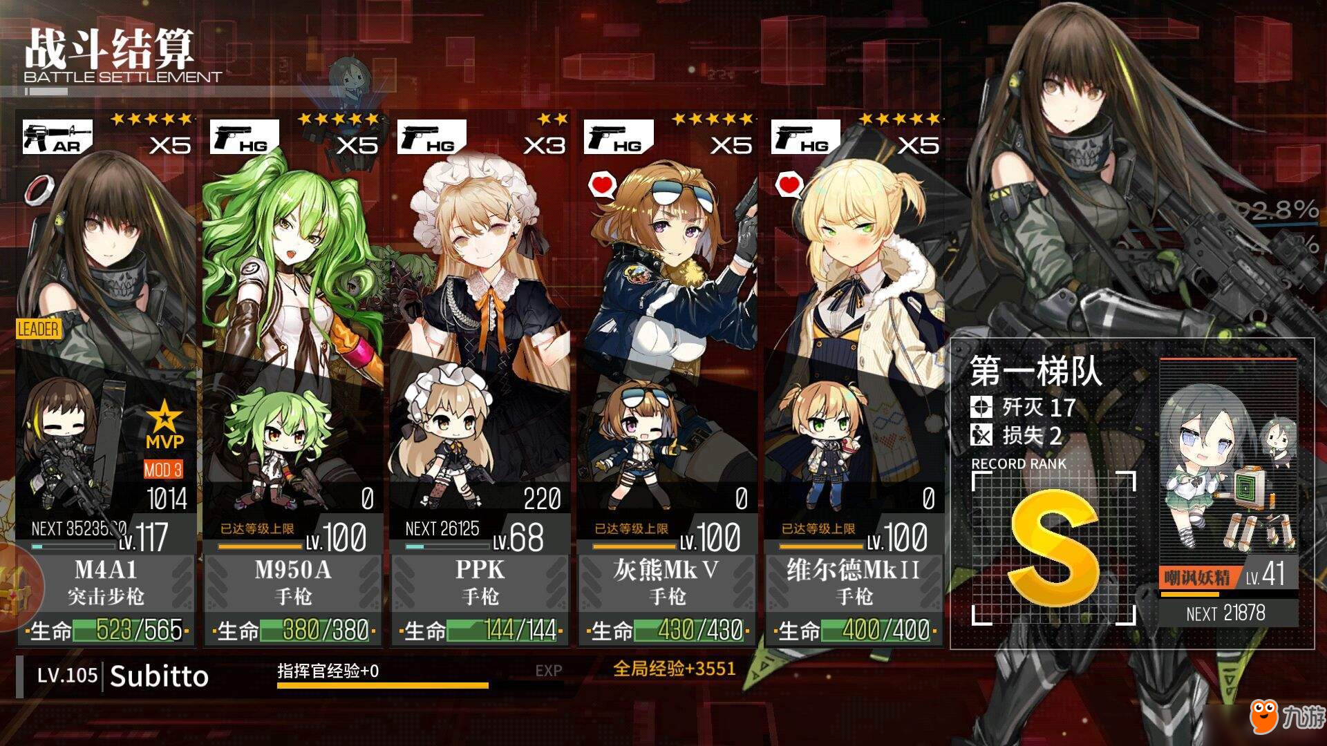 前线少女前期阵容推荐_少女前线繁中服_前线少女图鉴